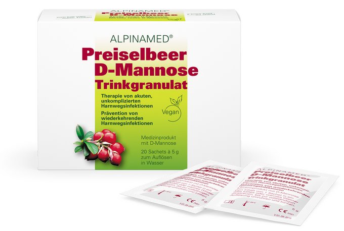 Alpinamed Preisel-D-Mannose 20 Beutel 5 g