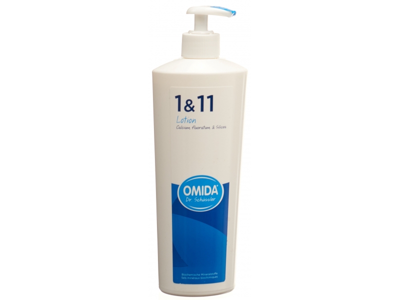 Omida Schüssler Nr 1 und11 Cal fluor Sil Lotion 500ml Omida Schüssler Nr 1 und11 Cal fluor Sil Lotion 500ml