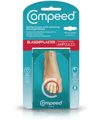 Compeed Blasenpflaster auf den Zehen